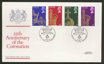 1978 Coronation on Post Office cover RAF Wattisham FDI