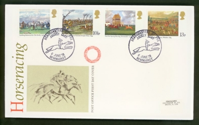 1979 Horse Racing on Post Office cover Newmarket FDI