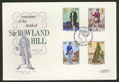 1979 Rowland Hill on Stuart cover Bureau FDI