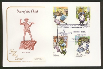 1979 Year of Child on Cotswold cover Great Ormond St FDI