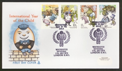 1979 Year of Child on Mercury cover IYC Westminster FDI
