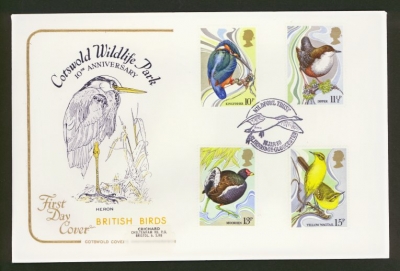 1980 Birds on Cotswold cover Slimbridge FDI