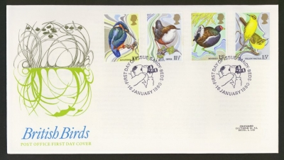 1980 Birds on Post Office Sandy Beds FDI