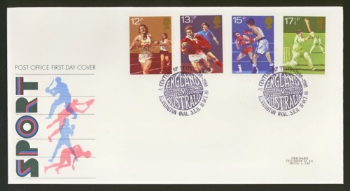 1980 Sport on Post Office cover Oval FDI