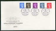 1990 1d Black Anniv on Post Office cover Postal Museum London EC FDI