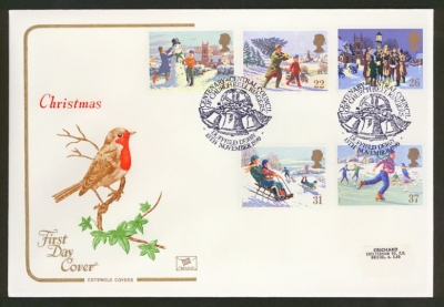 1990 Christmas on Cotswold cover Duffield Derby FDI