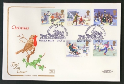 1990 Christmas on Cotswold cover Windsor FDI