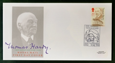 1990 Thomas Hardy on Post Office cover 150th Anniv Bockhampton FDI
