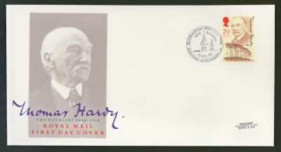 1990 Thomas Hardy on Post Office cover with British Forces FDI