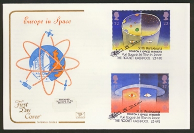 1991 Europe in Space on Cotswold cover Liverpool FDI