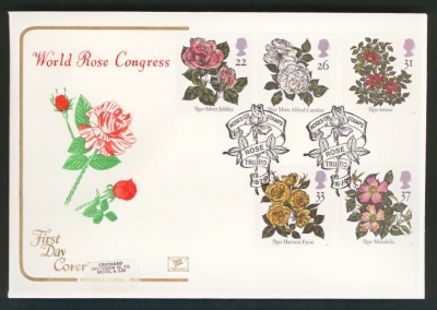 1991 Roses on Cotswold cover Rose Truro FDI