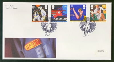 1991 Sport on Post Office cover Olymypic Birmingham FDI