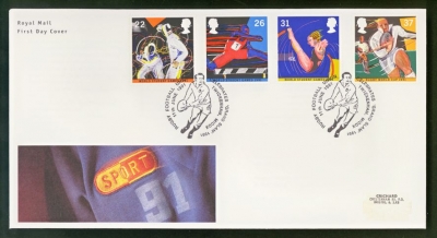 1991 Sport on Post Office cover Twickenham FDI