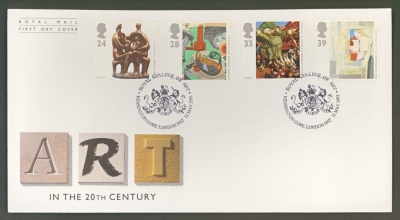 1993 Art on Post Office cover Royal College London FDI