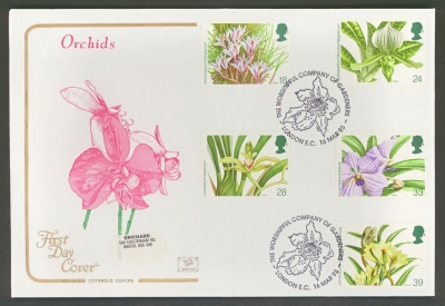 1993 Orchids on Cotswold cover London EC FDI