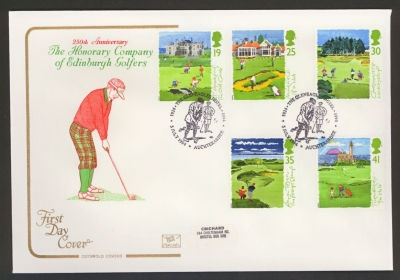 1994 Golf on Cotswold cover with Gleneagles Hotel FDI
