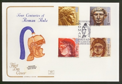 1993 Roman Britain on Cotswold cover with Walbrook EC4 FDI