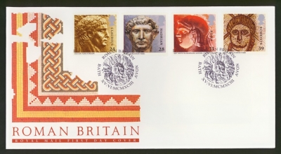 1993 Roman Britain on Post Office cover with Bath FDI