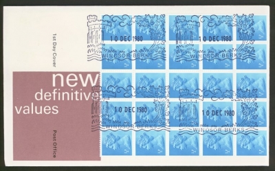 1980 10th Dec ½p PCP on Post Office cover Windsor FDI