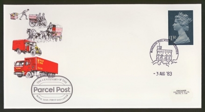 1983 3rd Aug £1.30 on Post Office cover Windsor FDI
