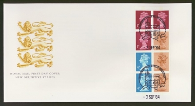 1984 3rd Sept 50p Book pane on Post Office cover Windsor FDI