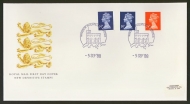1988 5th Sept 14p + 19p New stamps on Post Office cover Windsor FDI