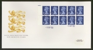 1988 5th Sept £1.40 Booklet panes on Post Office cover Windsor FDI