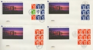 1989 21st March Scots 4 Book panes on 4 Post Office covers Scottish FDI