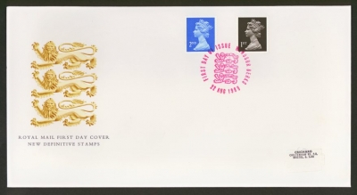 1989 22nd Aug 2nd + 1st Class on Post office cover Windsor FDI