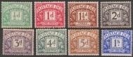 1912 Royal Cypher D1-8 Set of 8 U/M