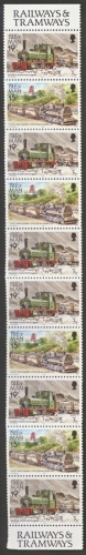1990 Railways 10v SG 372b