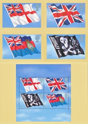 2001 Flags 5v
