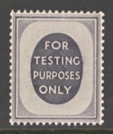 King George V1 Post Office Testing Stamp.  Fresh U/M