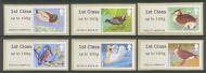 2011 Birds 3  1st Class x 6 Designs as singles