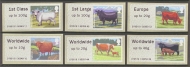 2012 Cattle FS45-47 + 48-50 Set of 6 values