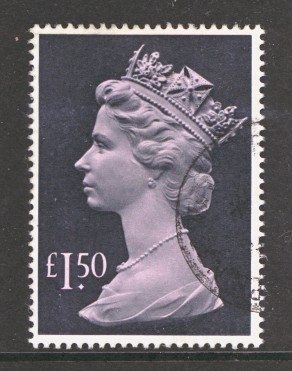 1977 £1.50 Machin SG 1026e
