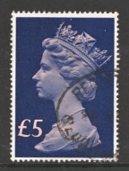1977 £5 Machin SG 1028