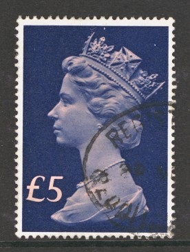 1977 £5 Machin SG 1028