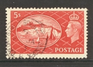 1951 5/- Red SG 510