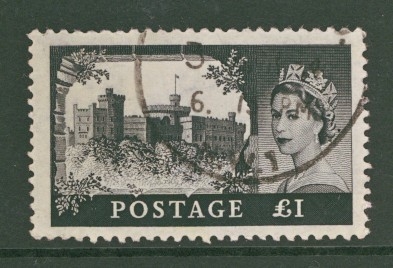 1959 £1 2nd De La Rue SG 598