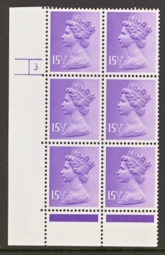 SG  X948 15½p Violet.