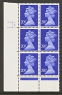 SG  X961 20½p Blue