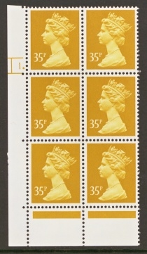 SG  X989 35p Yellow