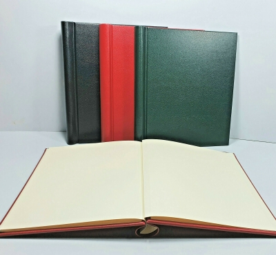 A Quality Springback Stamp Binder with a plain spine - Choice of colours