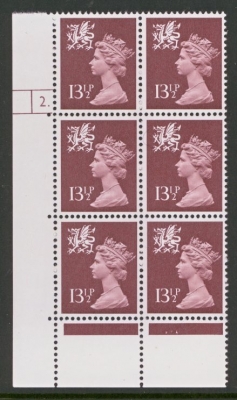 W33 13½p Brown
