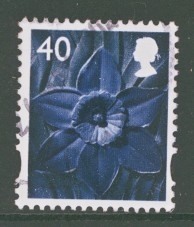 SG W101 40p Daffodil FU