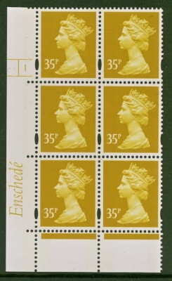 SG Y1698 35p Yellow 2 Bands