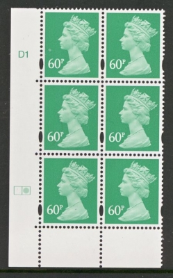 SG Y1730 60p Green 2 Bands