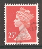 SG Y1775 25p Red 2 Bands FU