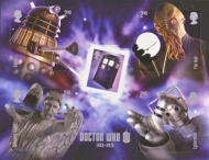 2013 Dr Who M/S Perf 14½ x 14 SG MS3451